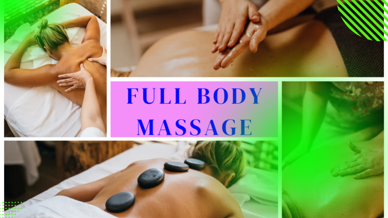 Full body massage illustration